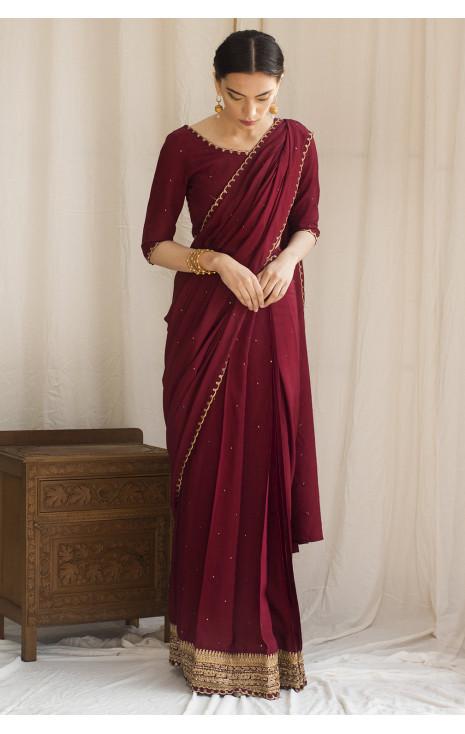 Red Saree